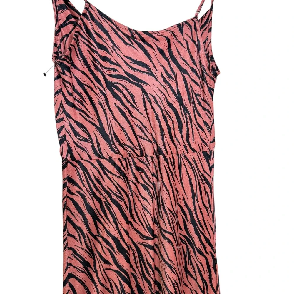 Anthropologie Elyse Printed‎ Bias Slip Midi Dress Size XS
